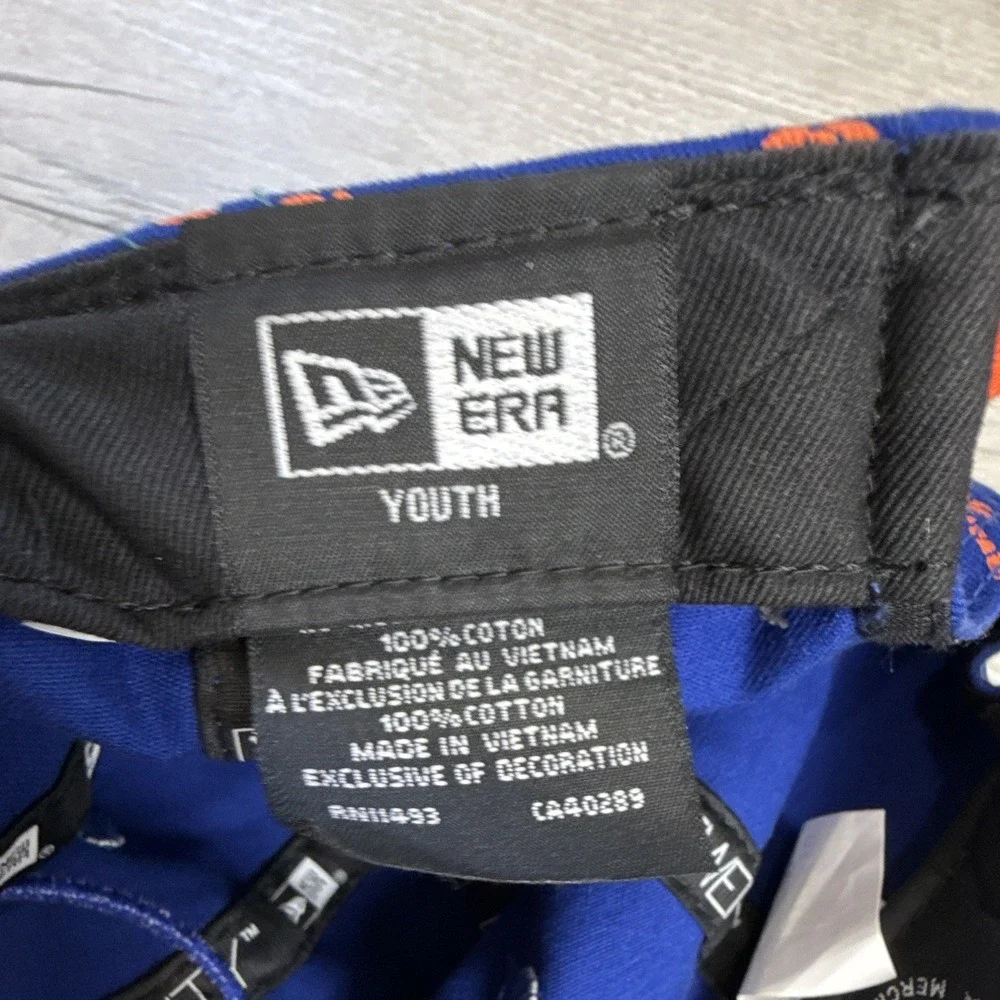 New Era New York Mets Spring Training Youth Hat Blue Orange Palm Tree 9TWENTY